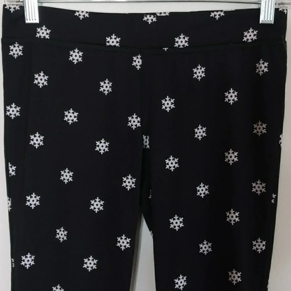 Tipsy Elves Snowflake Leggings Pants - Picture 4 of 4